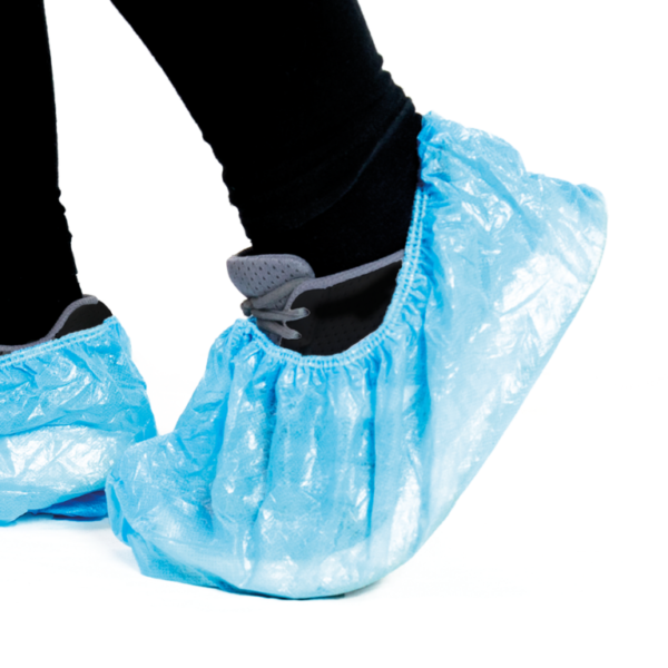 Copriscarpa Monouso Impermeabile In Tnt+pe